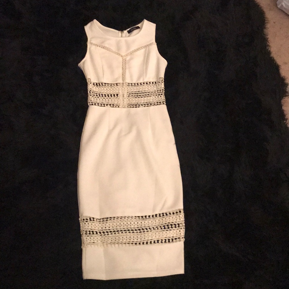 White laced ANGL dress